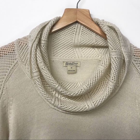 Lucky Brand Cowl-Neck Light Wool-Blend Sweater - Picture 2 of 3